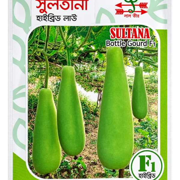 সুলতানা F1 হাইব্রিড লাউ | শীতকালীন উচ্চ ফলনশীল লাউ জাত Bottle Gourd Seed