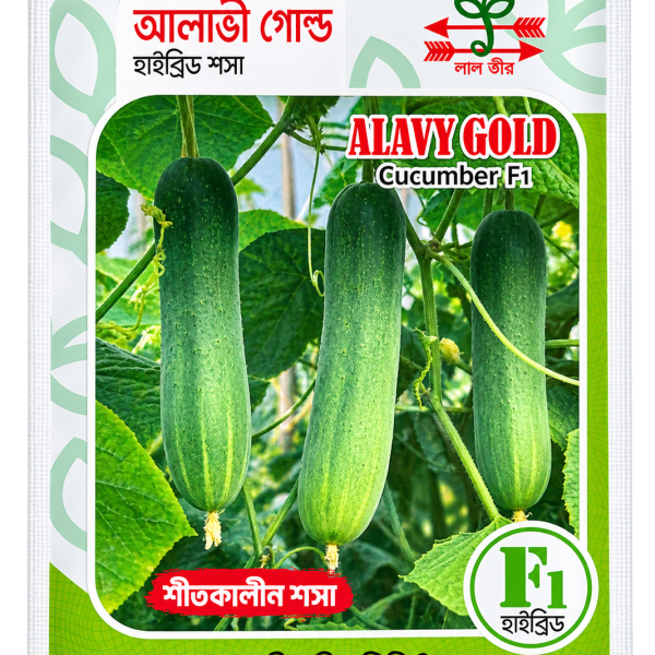 আলাভী গোল্ড হাইব্রিড শাসা বীজ - Cucumber Seed (10 gm)